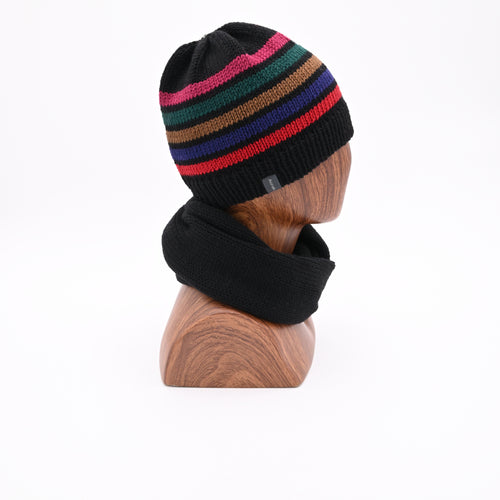 Francoise Classic Beanie + Infinity Scarf Combo