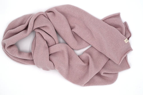 A Classic Egmont Felted 1800 Scarf in Dusty Pink