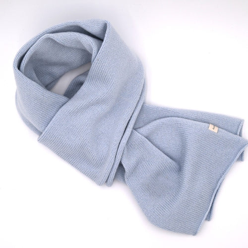 A Classic Egmont Felted 1800 Scarf in Ice Blue