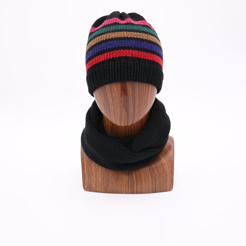 Francoise Classic Beanie + Infinity Scarf Combo
