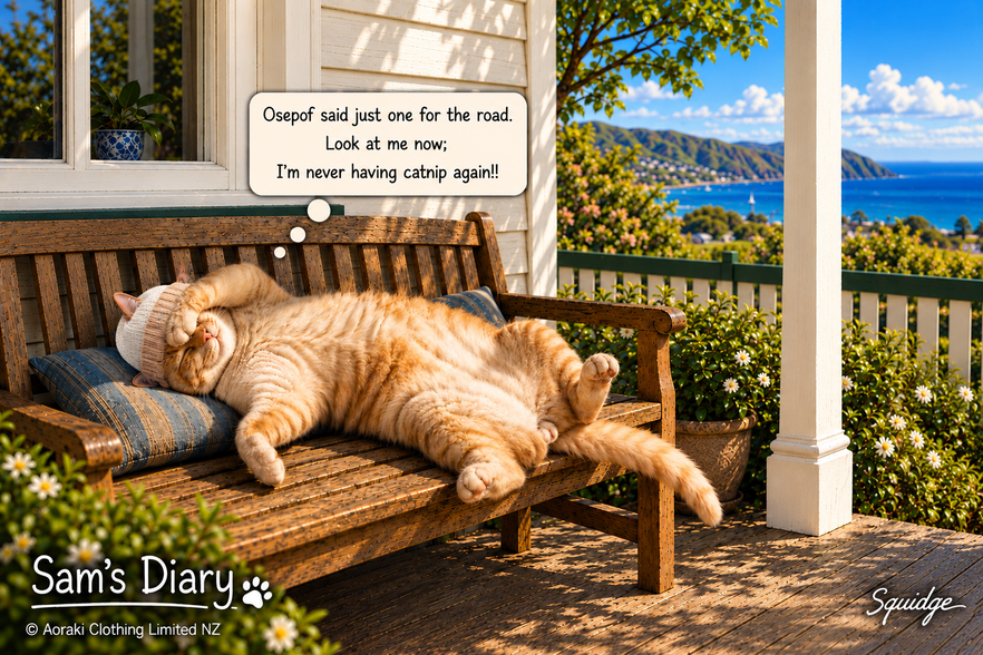 Sam's Diary #2 - Recovering from Cat Nip