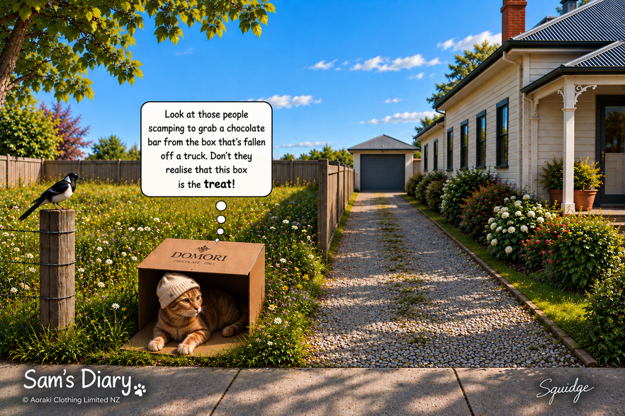 Sam's Diary #3 - Sam finds a Box