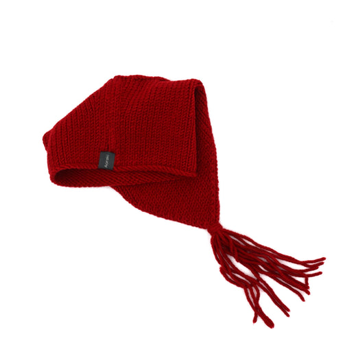 Soho knitted scarf in Fire
